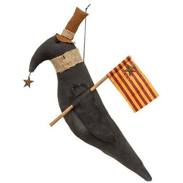 Crow With Flag - The Fox Decor